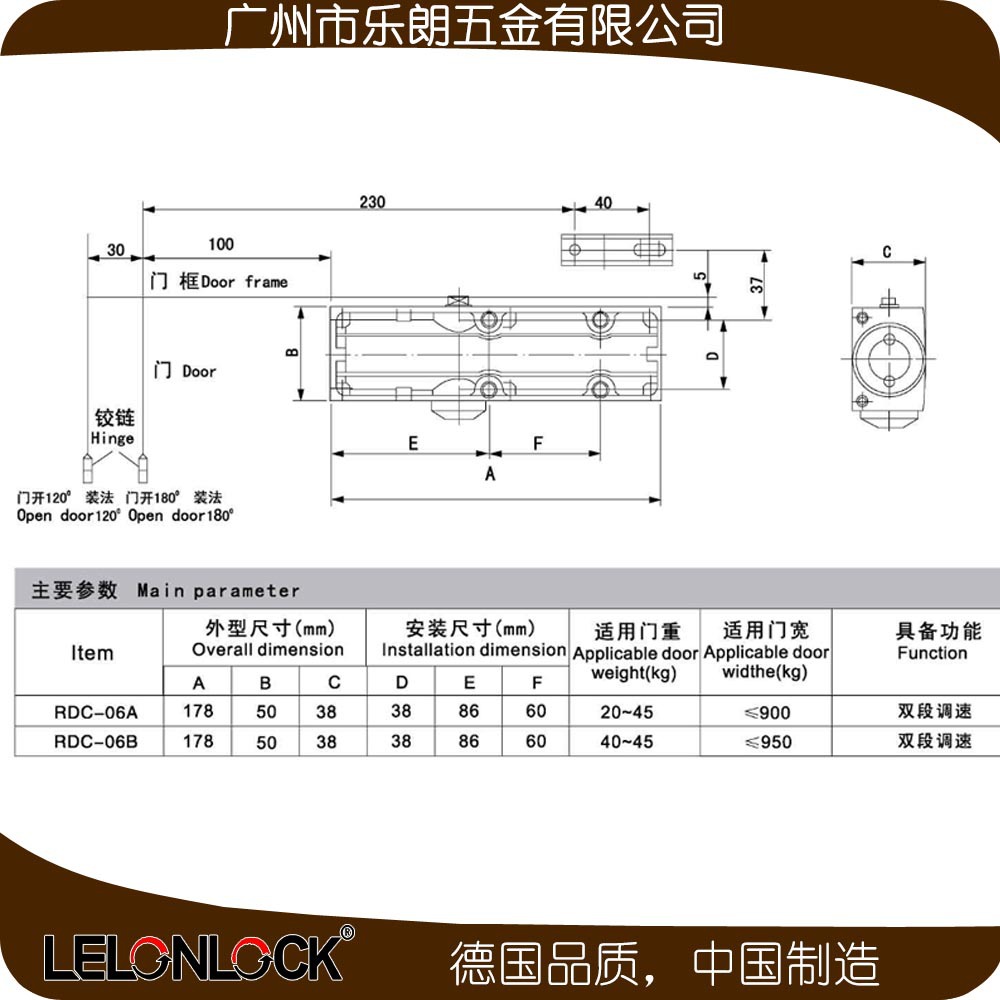 91视频下载地址91视频APP下载RDC-06滑轨式闭门器